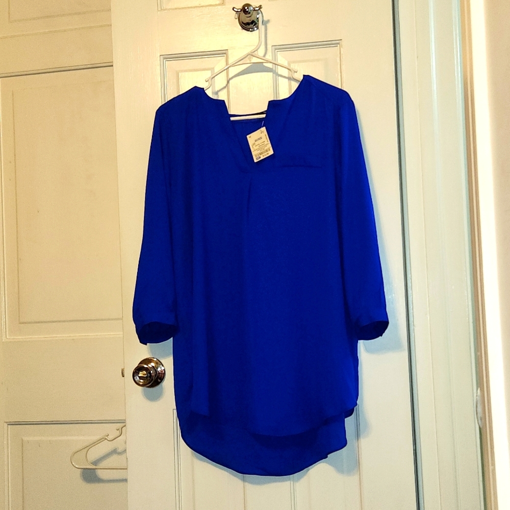 Blue blouse NWT